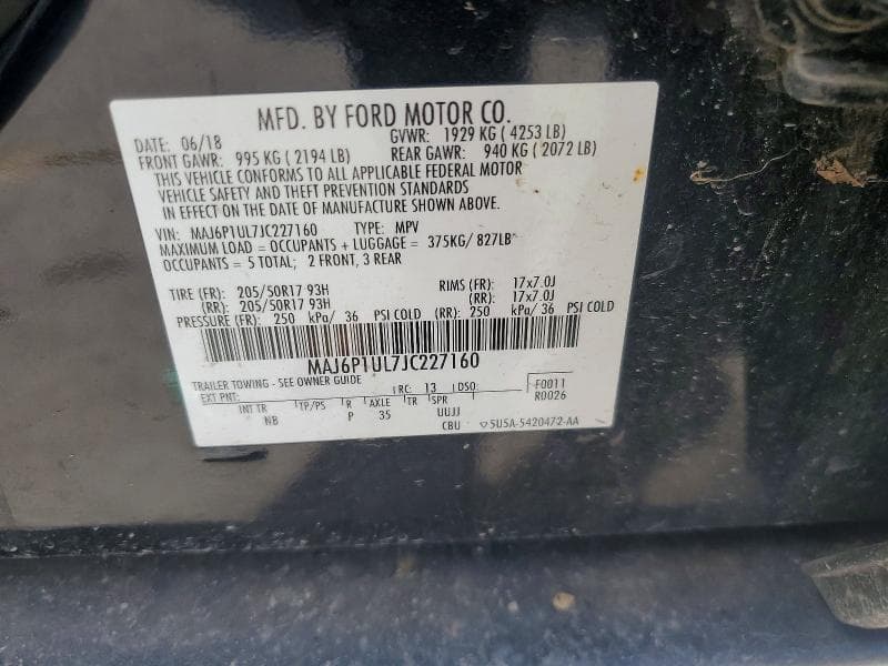 2018 FORD ECOSPORT SE SE 13