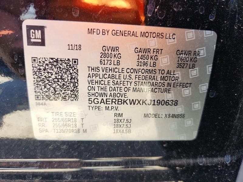 2019 BUICK ENCLAVE ESSENCE 12