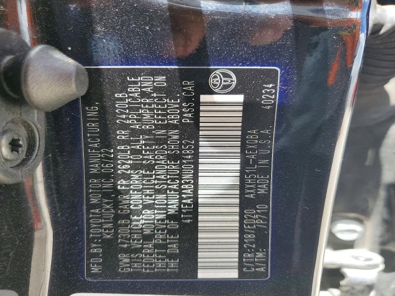 2022 TOYOTA AVALON NIGHT SHADE 12