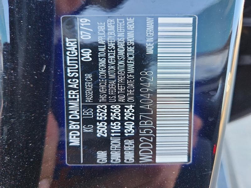 2020 MERCEDES-BENZ CLS 450 450 13