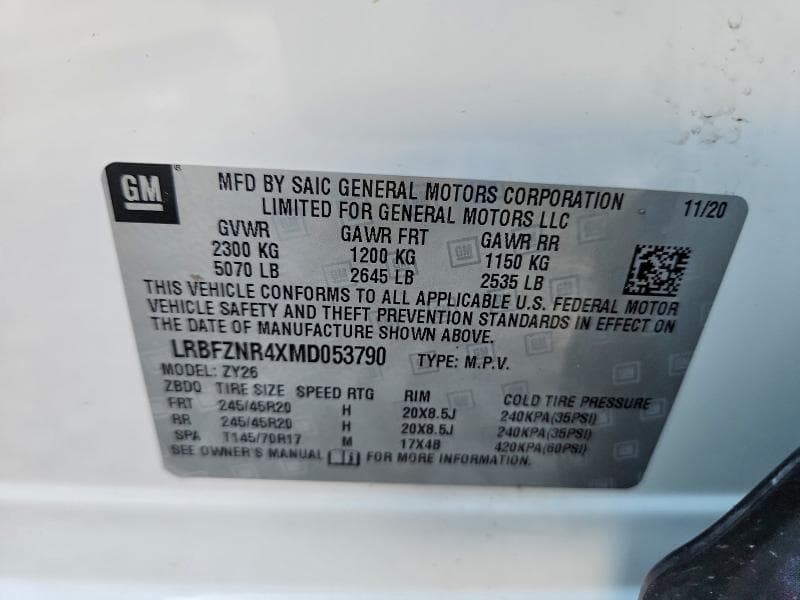 2021 BUICK ENVISION ESSENCE ESSENCE 14