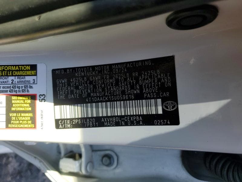 2025 TOYOTA CAMRY XSE 12