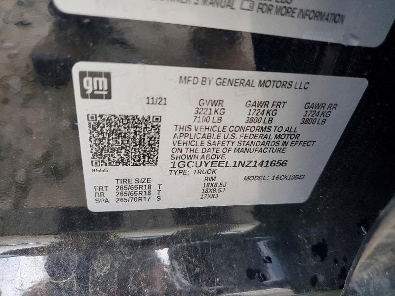 2022 CHEVROLET SILVERADO LTD K1500 RST 12