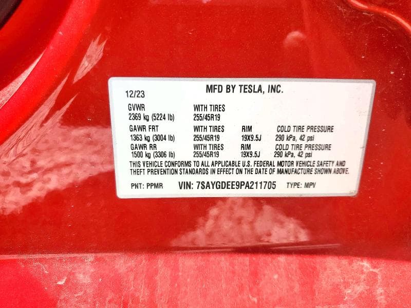 2023 TESLA MODEL Y 12