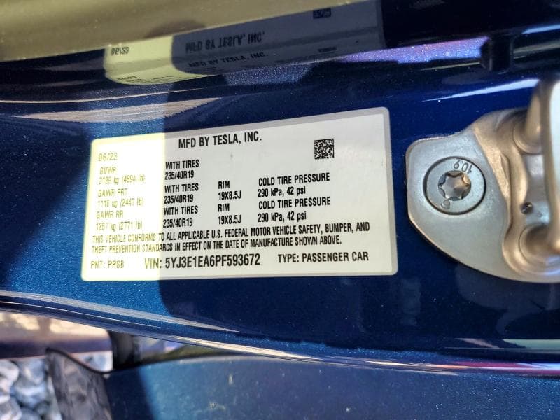 2023 TESLA MODEL 3 12