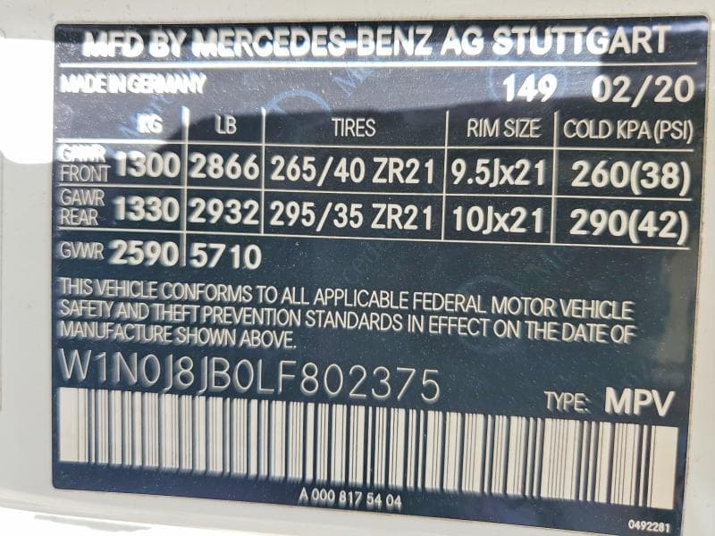 2020 MERCEDES-BENZ GLC COUPE 12
