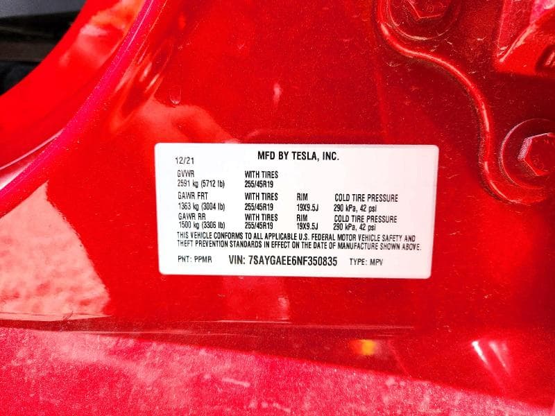 2022 TESLA MODEL Y 13
