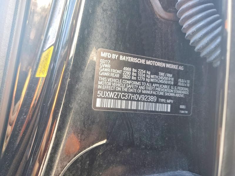 2017 BMW X3 SDRIVE28I 13