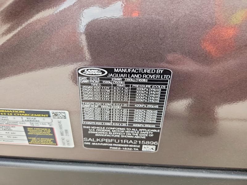 2024 LAND ROVER RANGE ROVER SE SE 12