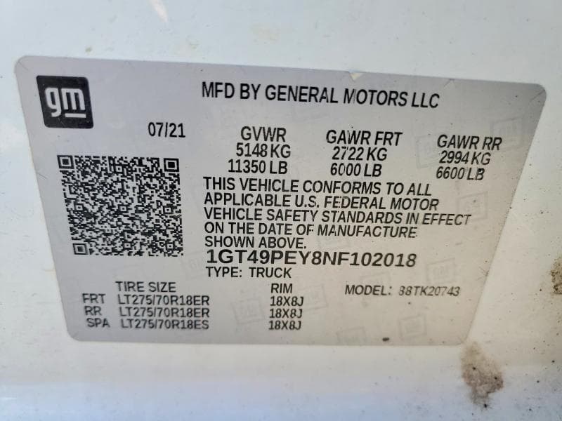 2022 GMC SIERRA K2500 AT4 K2500 AT4 13