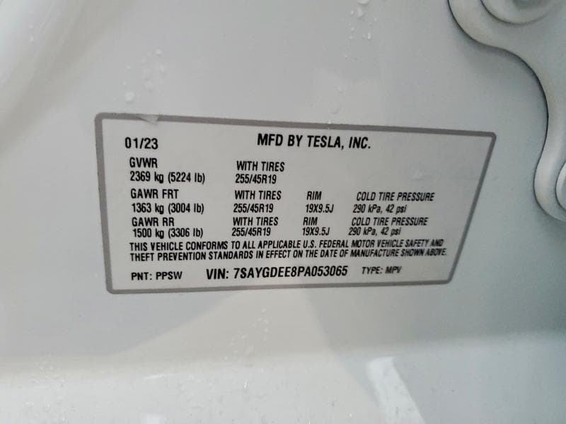 2023 TESLA MODEL Y 12