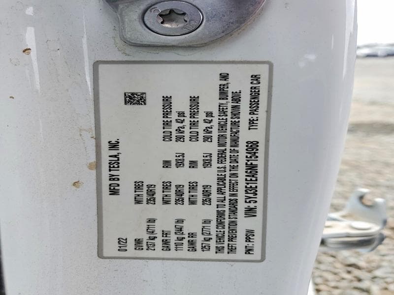 2022 TESLA MODEL 3 13
