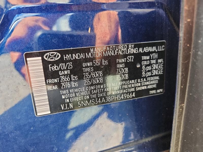 2023 HYUNDAI SANTA FE SEL PREMIUM 14