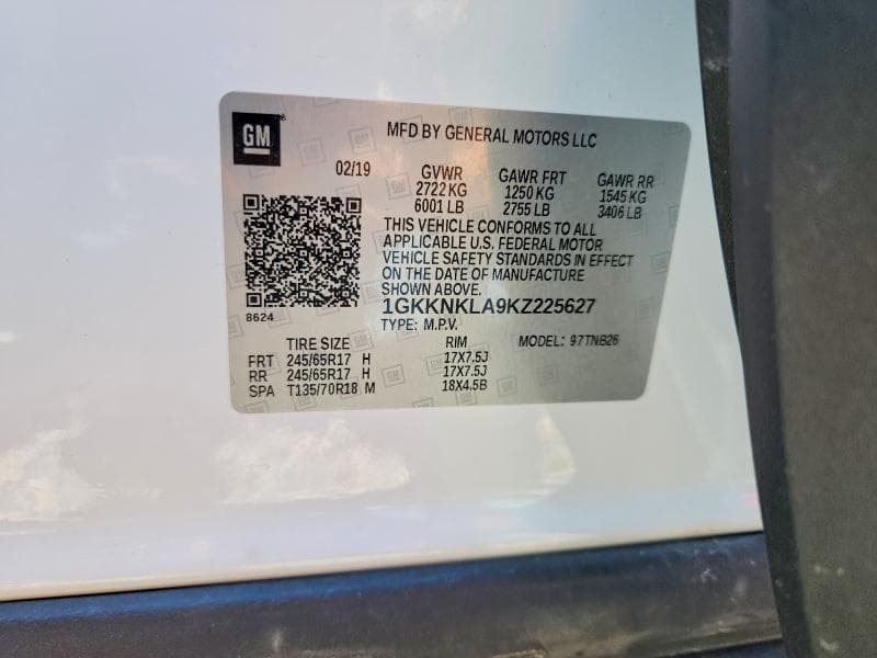 2019 GMC ACADIA SLE SLE 12