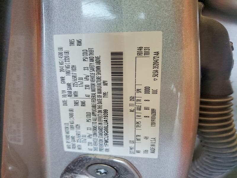 2020 FORD ESCAPE SE SE 14