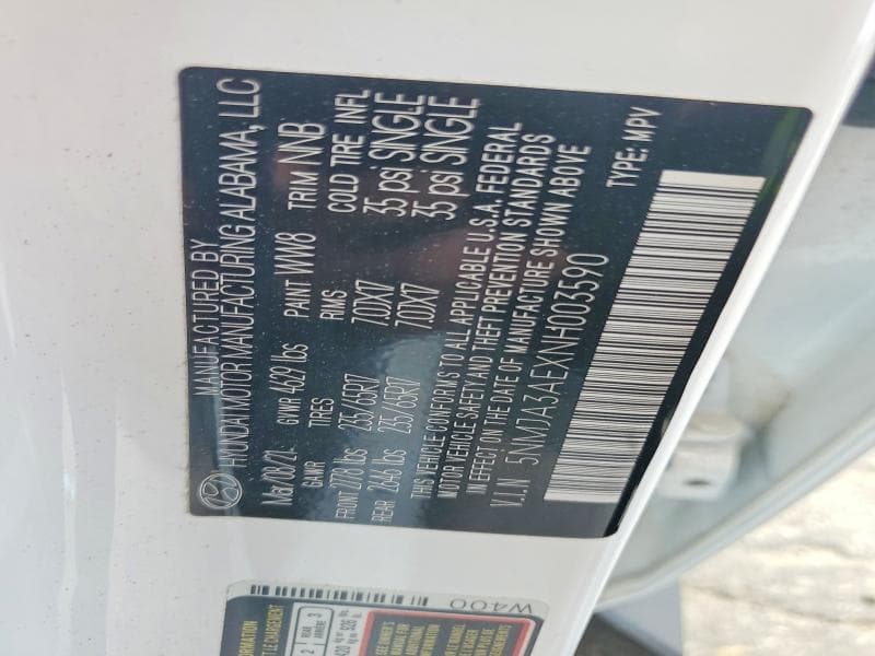 2022 HYUNDAI TUCSON SE 12