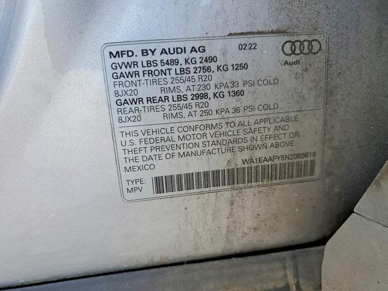 2022 AUDI Q5 PREMIUM PLUS 45 13