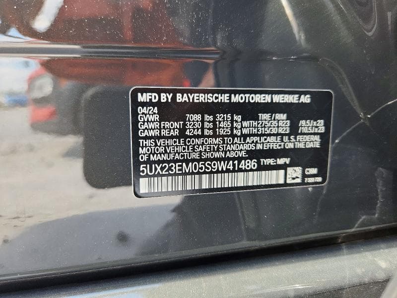 2025 BMW X7 XDRIVE40I XDRIVE40I 14