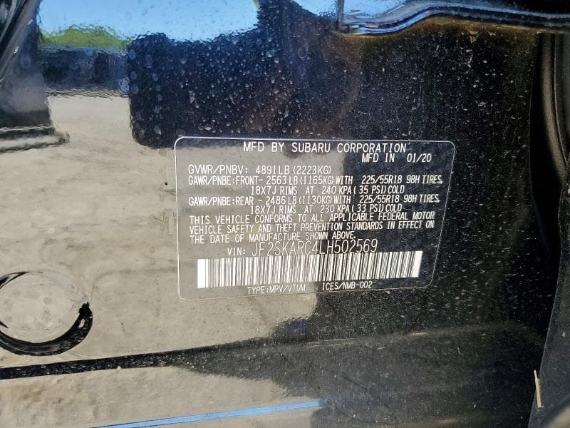 2020 SUBARU FORESTER SPORT 12