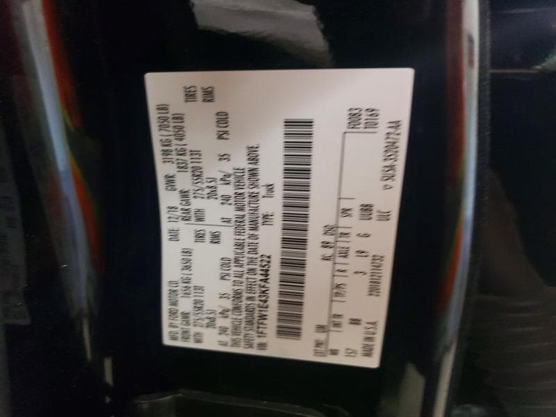 2019 FORD F150 SUPERCREW 13