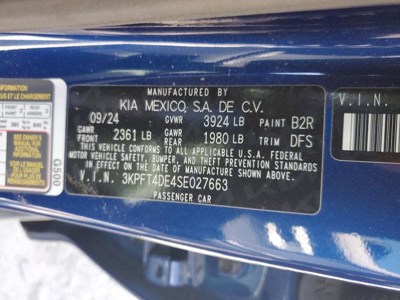 2025 KIA K4 LXS 13