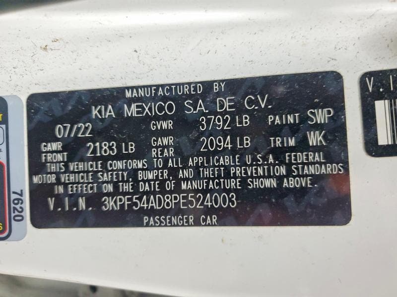 2023 KIA FORTE GT LINE 13