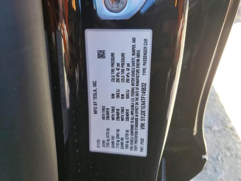 2026 TESLA MODEL 3 12