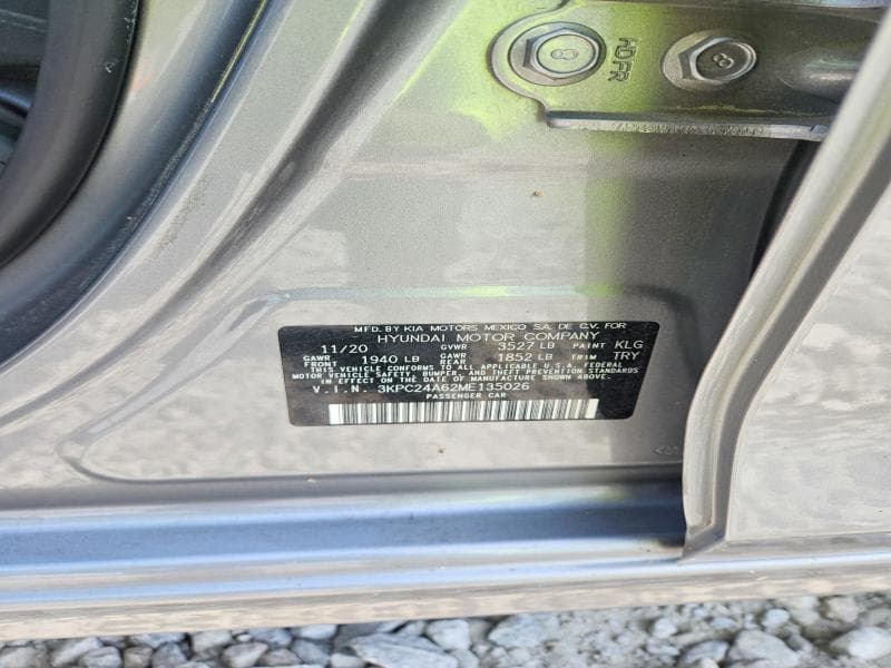 2021 HYUNDAI ACCENT SEL SEL 12