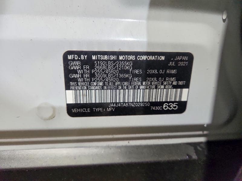2022 MITSUBISHI OUTLANDER ES 14