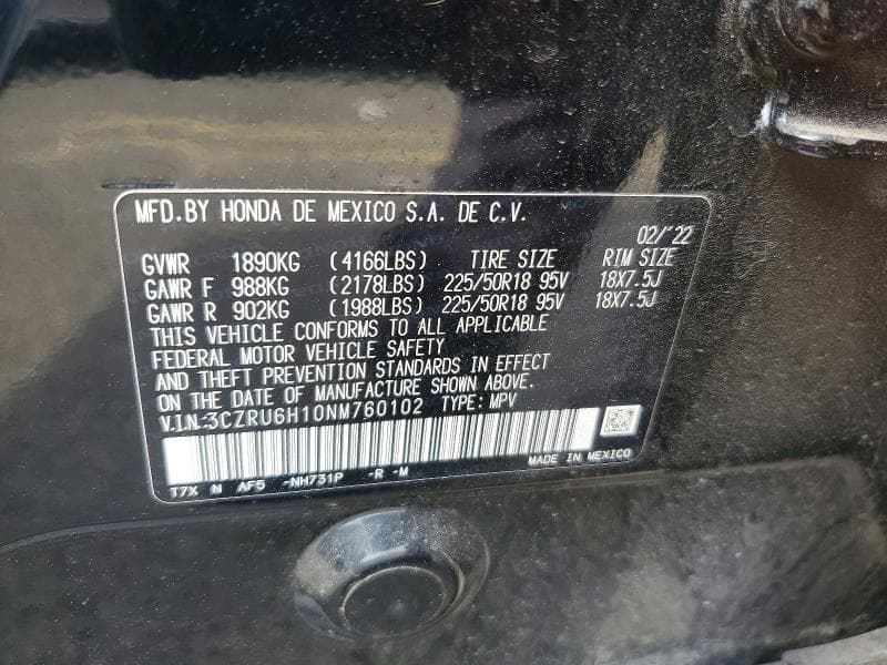 2022 HONDA HR-V SPORT 13