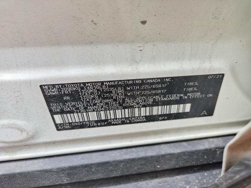2021 TOYOTA RAV4 LE LE 13