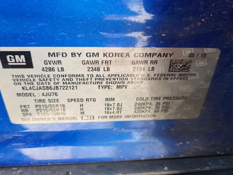 2018 BUICK ENCORE PREFERRED 14