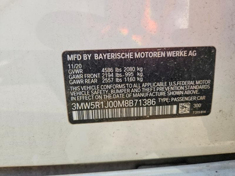 2021 BMW 330I 13
