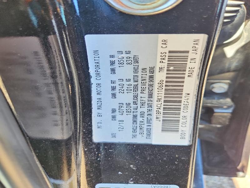 2019 MAZDA 3 PREFERRED PLUS PREFERRED PLUS 13