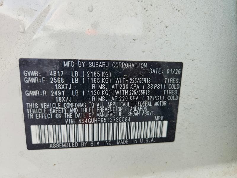 2026 SUBARU CROSSTREK SPORT 13
