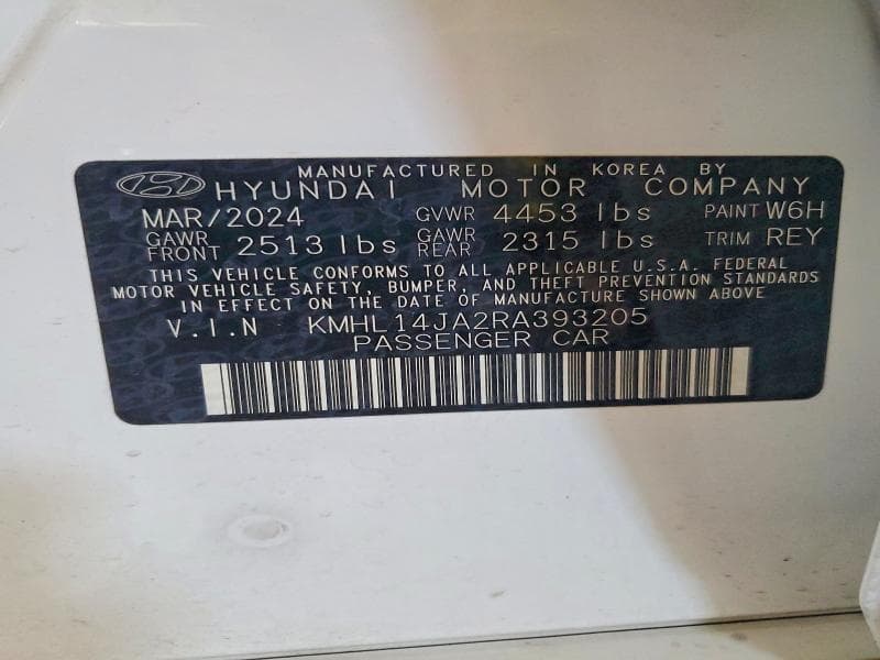 2024 HYUNDAI SONATA SEL 12