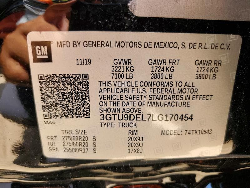 2020 GMC SIERRA K1500 SLT 12
