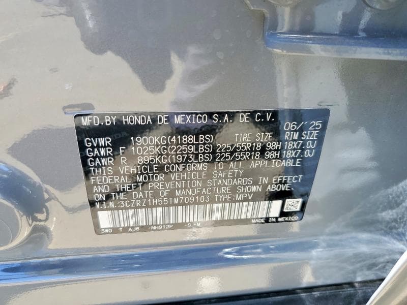 2026 HONDA HR-V SPORT 12