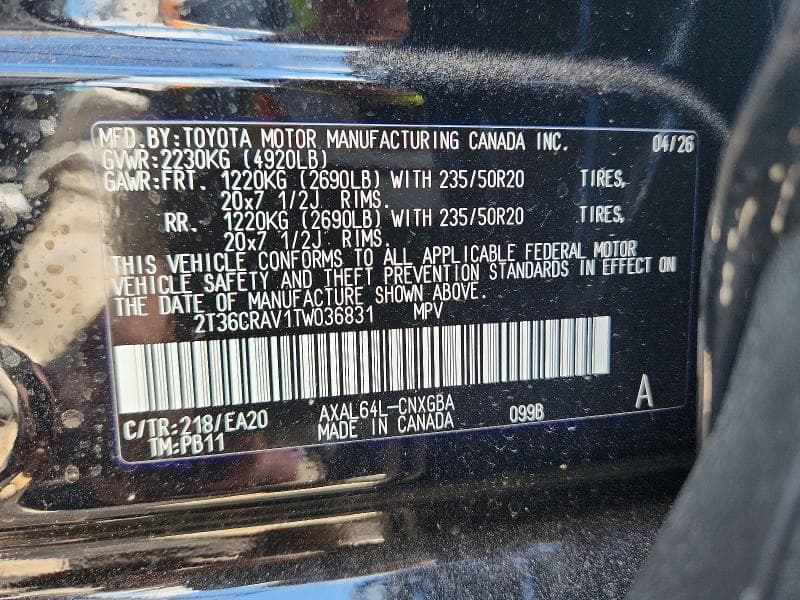 2026 TOYOTA RAV4 LIMITED 12