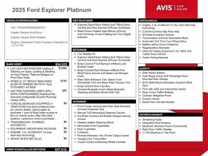 2025 FORD EXPLORER PLATINUM 13
