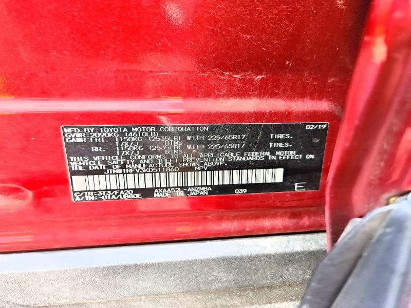 2019 TOYOTA RAV4 XLE XLE 13