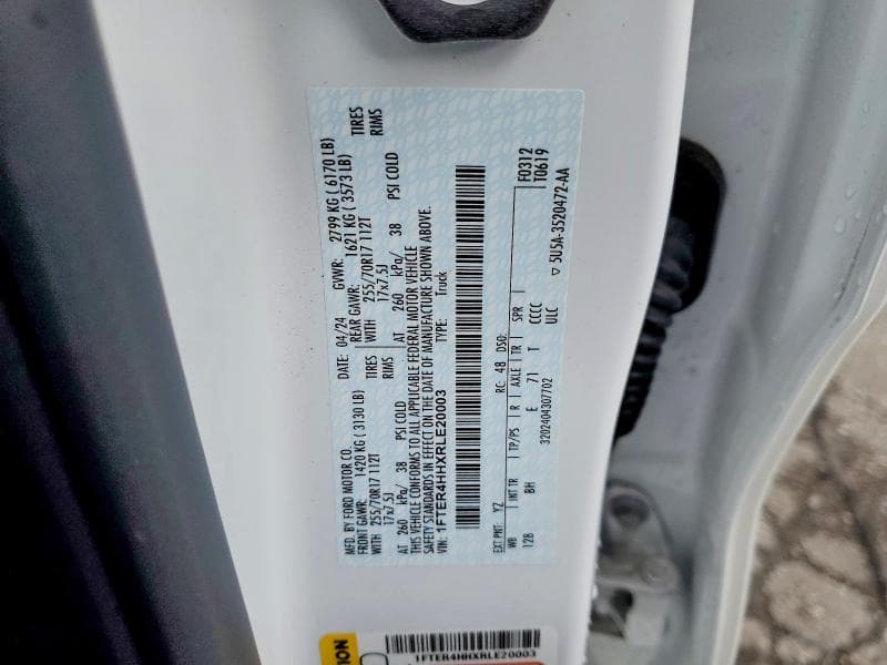 2024 FORD RANGER XLT 13