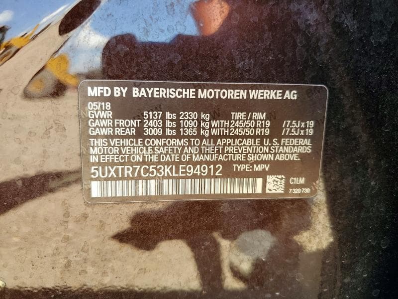 2019 BMW X3 SDRIVE30I 13