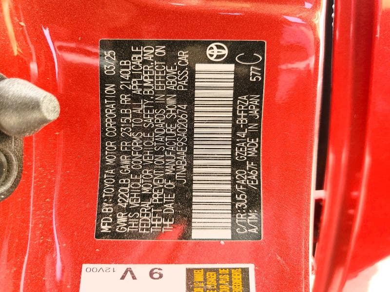 2025 TOYOTA GR COROLLA CORE CORE 13