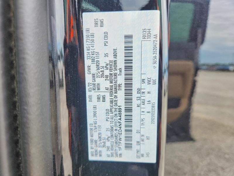 2022 FORD F150 SUPERCREW 13