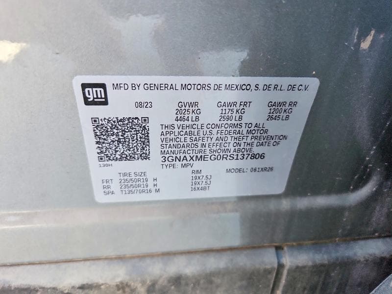 2024 CHEVROLET EQUINOX RS 13