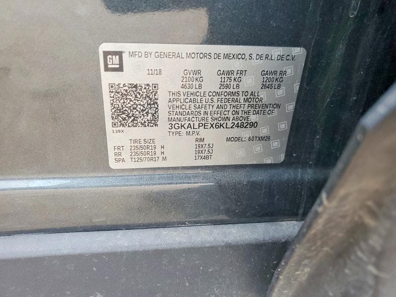 2019 GMC TERRAIN SLT 13