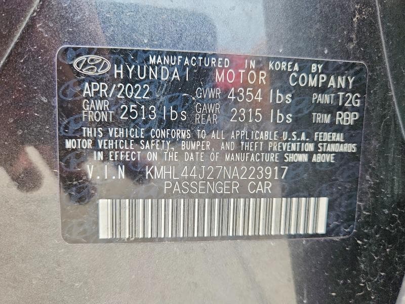 2022 HYUNDAI SONATA SEL PLUS SEL PLUS 13
