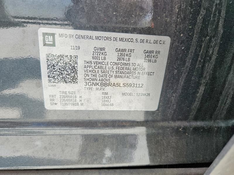 2020 CHEVROLET BLAZER 1LT 14