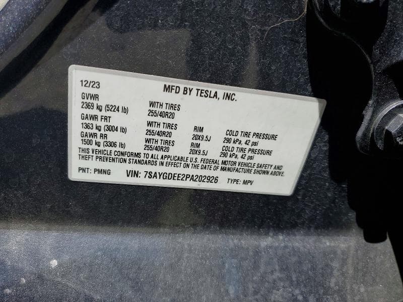 2023 TESLA MODEL Y 12